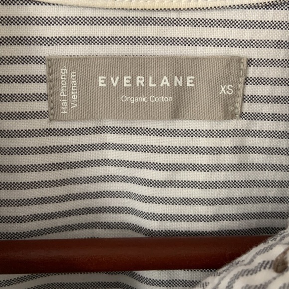 Everlane Oxford Stripe Belted Shirt Dress - Picture 7 of 14